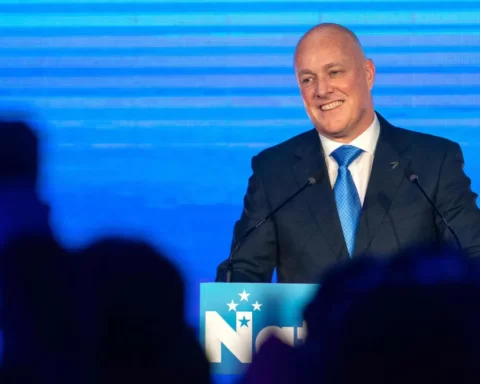 New Zealand's National Party leader and next prime minister Christopher Luxon. Photograph: Ivan Tarlton/AFP/Getty Images